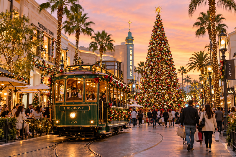 Los Angeles Christmas Travel Plan