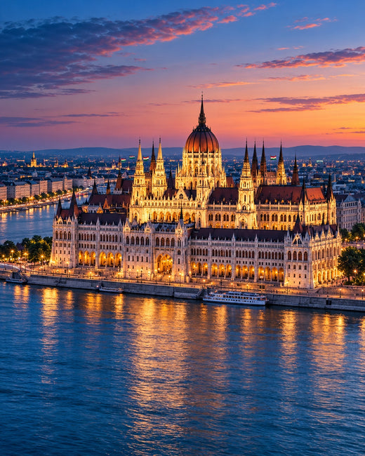 Budapest: Hungarian Parliament reflected in the Danube