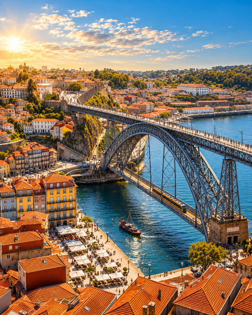 Porto: Dom Luís I Bridge and the Ribeira riverfront